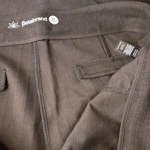 NNT Betabrand XL Petite Charcoal boot pant